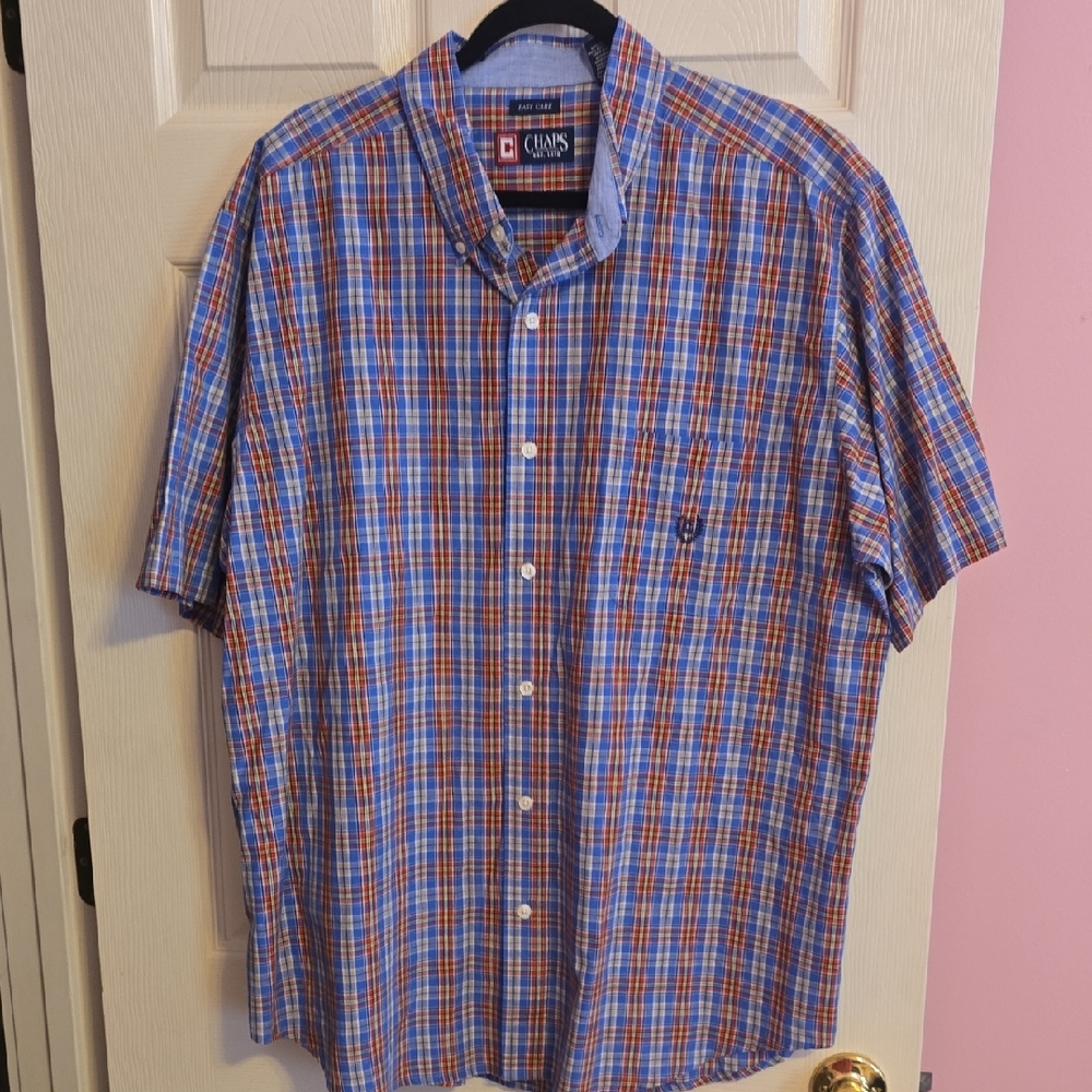 Chaps Men's‎ Multicolor Plaid Button-Down Shirt